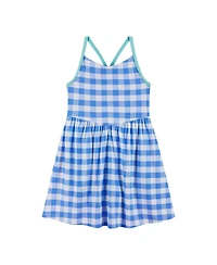 Andy & Evan Girls and Gingham Knit Skort Dress