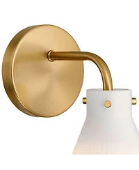 Possini Euro Design Possini Euro Cielo 9" High Warm Brass Wall Sconce Set of 2