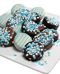 Chocolate Covered Company 12-Pc. Hanukkah Belgian Chocolate-Covered Oreo Cookies