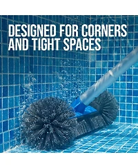 Best Choice Products Heavy-Duty Pool Brush Head with Reinforced Aluminum Bracket - Wall and Floor Cleaner (Head Only)