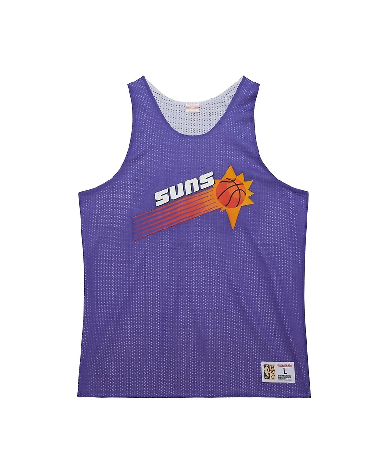 Mitchell & Ness Men's Purple/White Phoenix Suns Hardwood Classics Reversible Mesh Practice Jersey