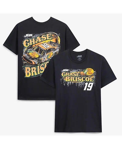 Joe Gibbs Racing Team Collection Men's Black Chase Briscoe 19 Bass Pro Shops T-Shirt