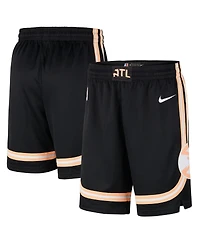 Nike Men's Black Atlanta Hawks 2025/26 City Edition Remix Dri-fit Swingman Shorts