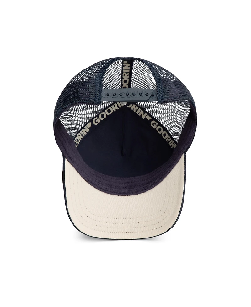 Goorin Bros. Men's Navy The Rooster Adjustable Trucker Hat