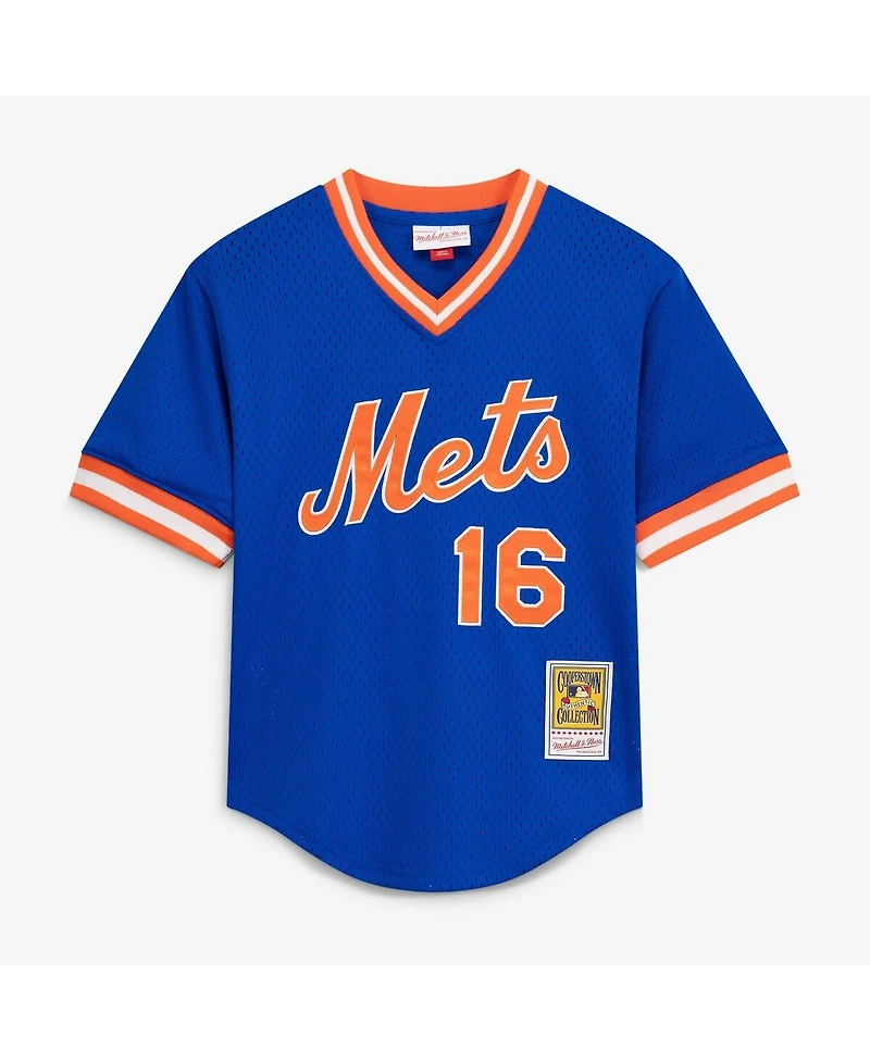 Mitchell & Ness Big Boys and Girls Dwight Gooden Royal New York Mets Mesh Batting Practice Jersey