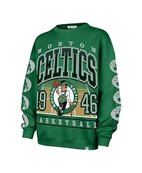 '47 Brand Women's Kelly Green Boston Celtics Go Big Oversized Sweatshirt