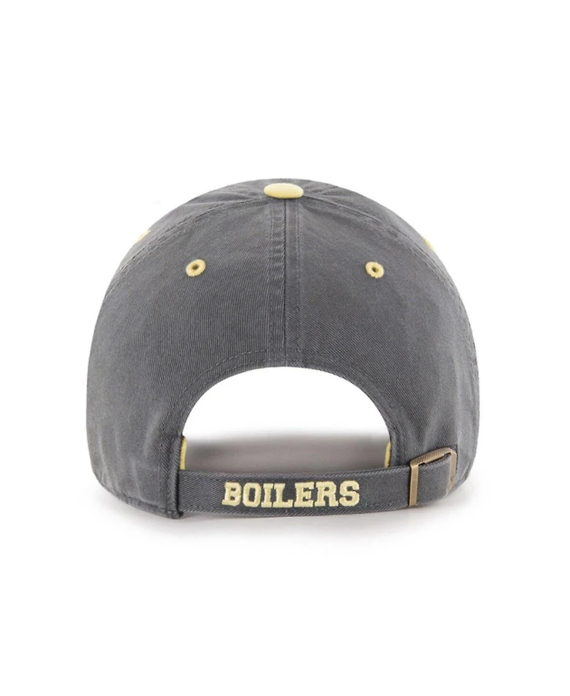 '47 Brand Men's Charcoal Purdue Boilermakers Ice Clean Up Adjustable Hat