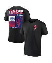 Fanatics Men's Profile Black Philadelphia Phillies Big & Tall Two-Sided Graphic T-Shirt
