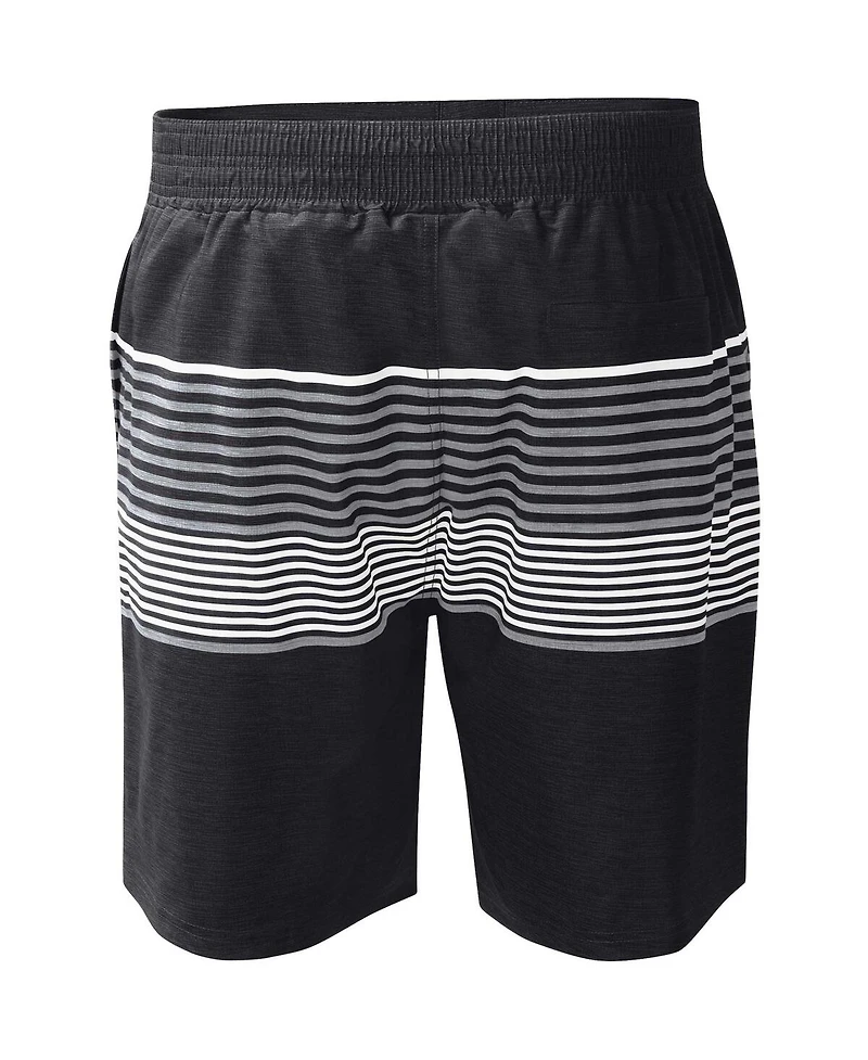 G-iii Sports by Carl Banks Men's Black Miami Marlins Coastline Volley Swim Shorts