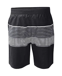 G-iii Sports by Carl Banks Men's Black Miami Marlins Coastline Volley Swim Shorts