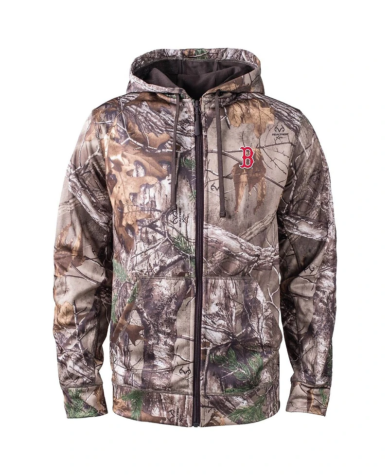 Dunbrooke Men's Camo Boston Red Sox Trophy Realtree Full-Zip Hoodie