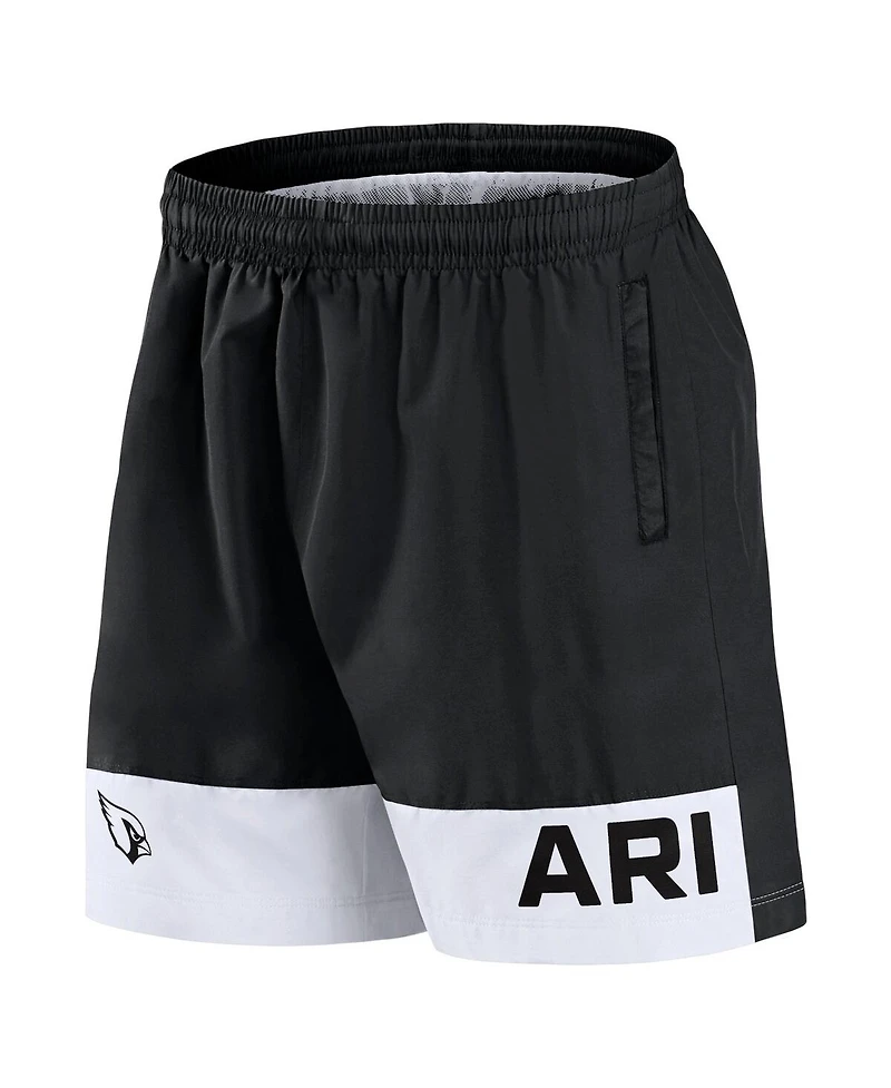 Fanatics Men's Black Arizona Cardinals Elements Shorts
