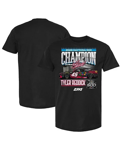 Checkered Flag Sports Men's Black Tyler Reddick 2026 Daytona 500 Champion T-Shirt