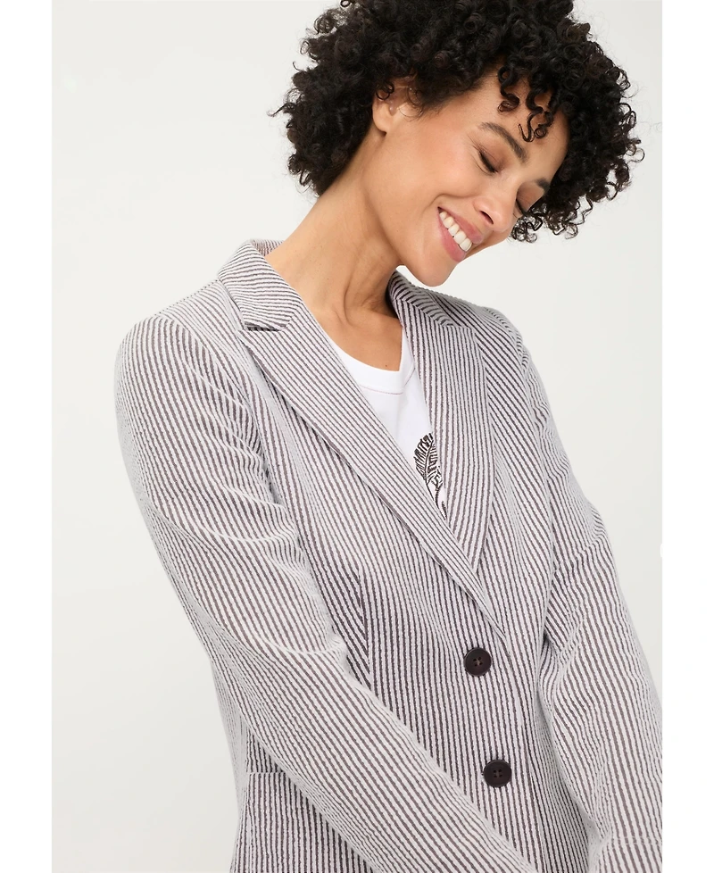 Olsen Women's Seersucker Blazer