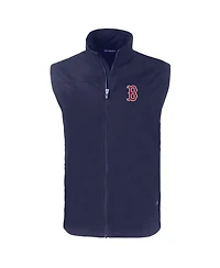 Cutter & Buck Men's Navy Boston Red Sox Charter Eco Full-Zip Vest
