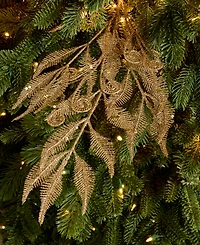 Holiday Lane Blessed Glittery Spray Pick, Macy's Exclusive