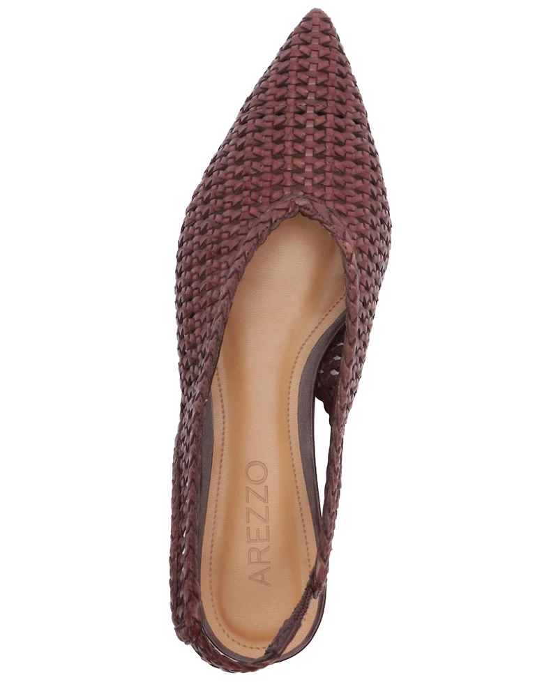 Arezzo Women's Eva Slingback Ballet Flats
