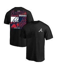 Fanatics Men's Profile Black Atlanta Braves Big & Tall Two-Sided Graphic T-Shirt