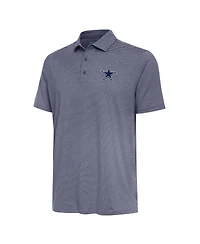 Antigua Men's Heather Navy Dallas Cowboys Scheme Polo Shirt