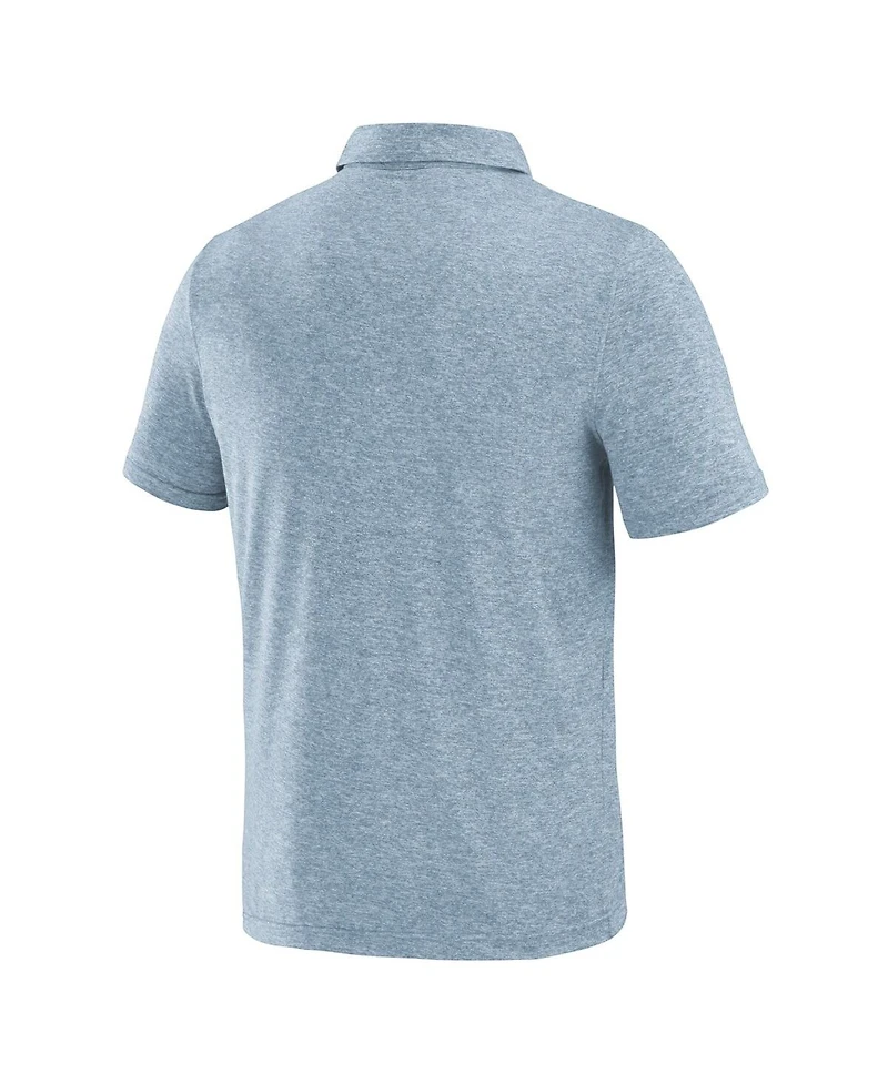 J. Palmer Men's Blue Carolina Panthers Four Down Polo Shirt