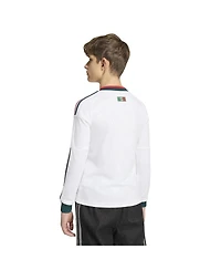 Adidas Big Boys and Girls White Mexico National Team 2026 Away Replica Long Sleeve Jersey