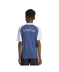 Adidas Big Boys and Girls Blue Italy National Team 2026 Pre-Match Jersey