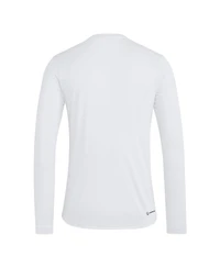 Adidas Men's White Louisville Cardinals Legacy On Lock Pregame Long Sleeve T-Shirt