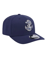 New Era Men's Navy Midshipmen 9SEVENTY Stretch-Snap Adjustable Hat