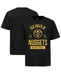 Sportiqe Men's and Women's Black Denver Nuggets Duke Premium T-Shirt