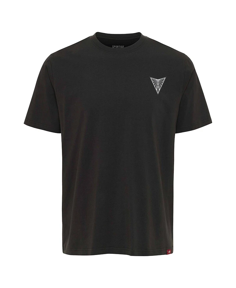 Sportiqe Men's and Women's Anthracite Golden State Valkyries Athletic Club Collection Duke Relaxed Fit Premium T-Shirt