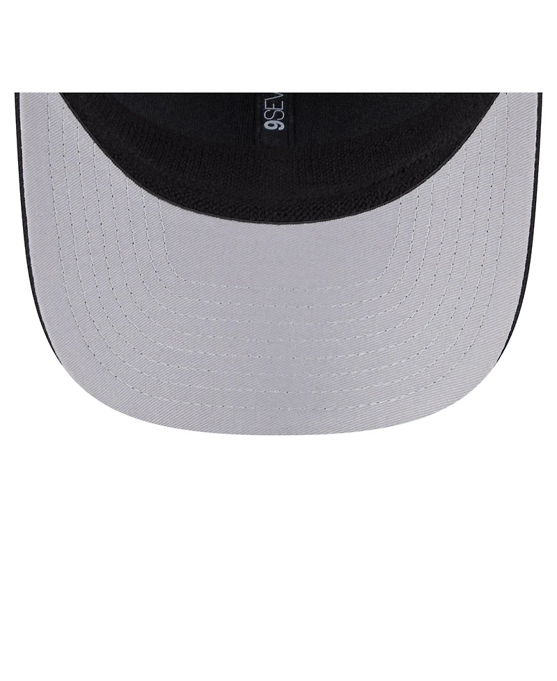 New Era Men's Black Columbus Crew Jersey Hook 9SEVENTY Adjustable Hat