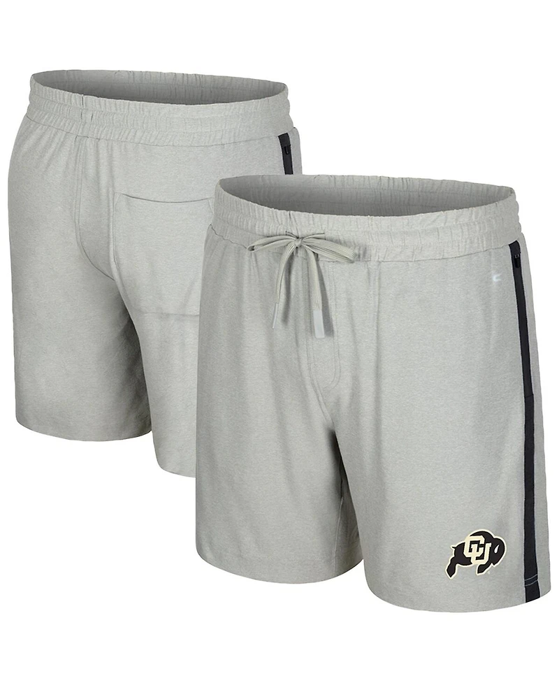 Colosseum Men's Gray Colorado Buffaloes Mac Shorts