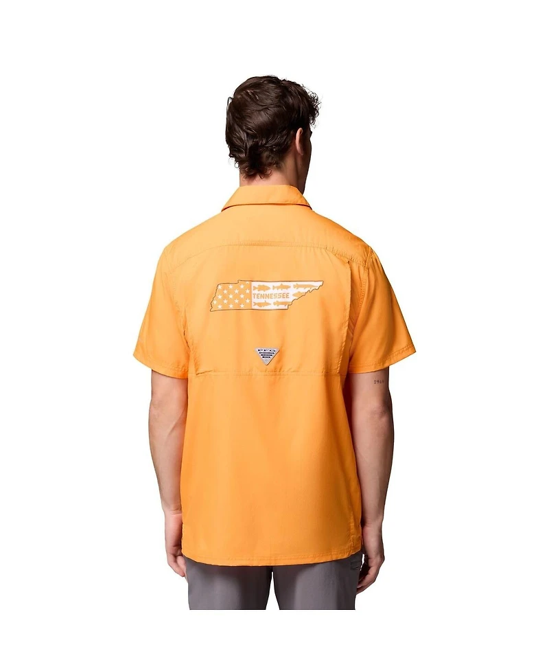 Columbia Men's Tennessee Orange Volunteers Slack Tide Camp Button-Up Shirt