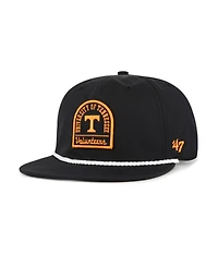 '47 Brand Men's Black Tennessee Volunteers Pier Captain Snapback Hat