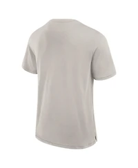 Fanatics Men's Cream New York Knicks Crossover Collection Pull Up Jumper Shot Premium T-Shirt