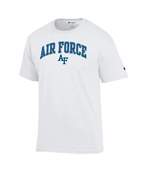 Champion Men's White Air Force Falcons Arched Logo T-Shirt