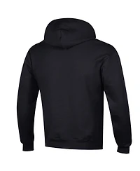Champion Men's Black Appalachian State Mountaineers Arch Over Logo Pullover Hoodie