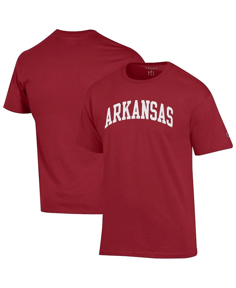 Champion Men's Cardinal Arkansas Razorbacks Basic Arch T-Shirt