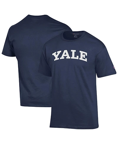 Champion Men's Navy Yale Bulldogs Basic Arch T-Shirt