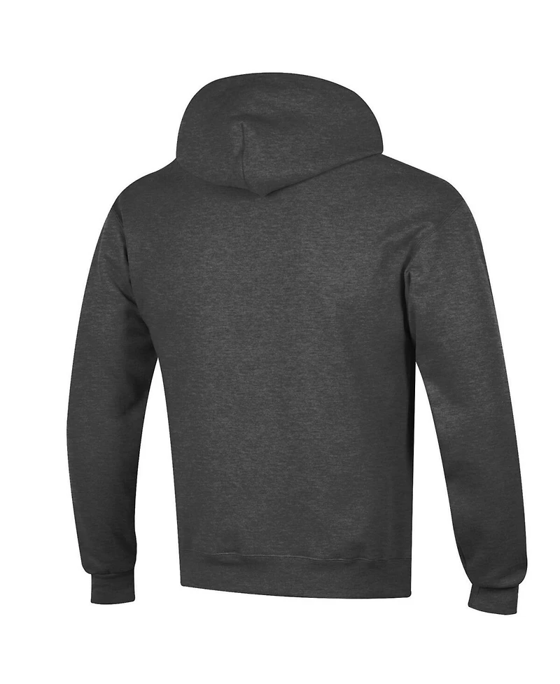 Champion Men's Charcoal Oklahoma Sooners Arch Over Logo Pullover Hoodie