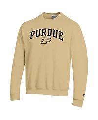 Champion Men's Gold Purdue Boilermakers Arch Over Logo Pullover Sweatshirt