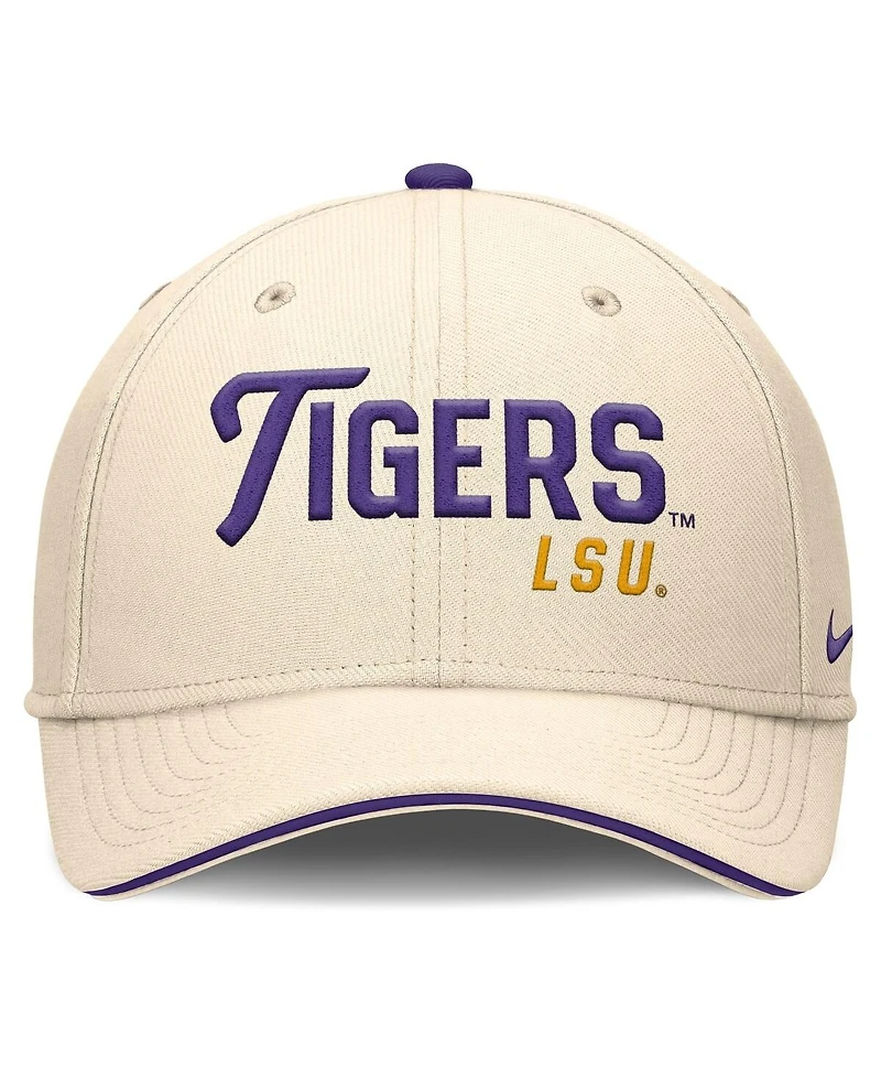 Nike Men's Natural Lsu Tigers 2026 Primetime Swooshflex Hat