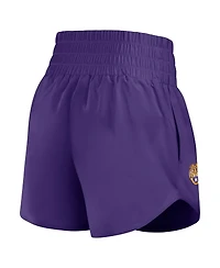 Nike Women's Purple Lsu Tigers Performance One Dri-fit High-Rise Shorts