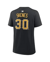 Nike Women's Paul Skenes Black Pittsburgh Pirates Name and Number T-Shirt