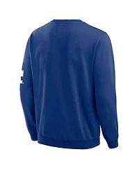 Darius Rucker Collection by Fanatics Men's Royal Los Angeles Dodgers Washed Crew Neck Pullover Sweatshirt
