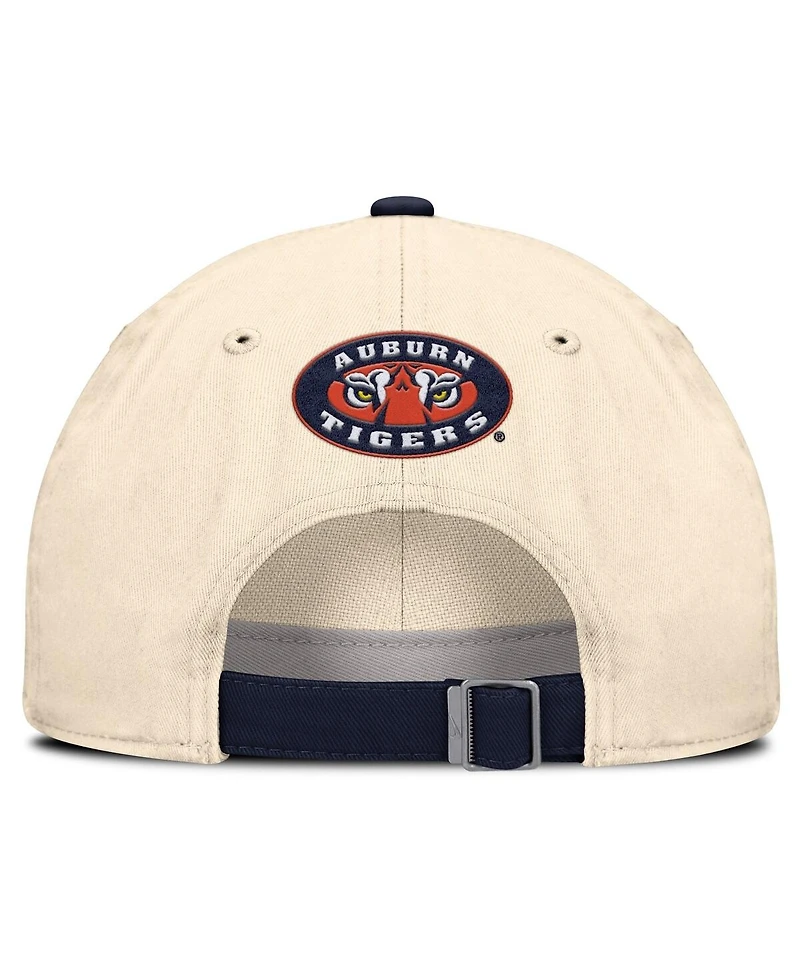 Nike Men's and Women's Natural Auburn Tigers 2026 Primetime Natural 2-Tone Club Adjustable Hat