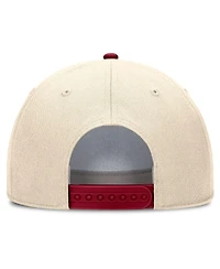 Nike Men's and Women's Natural Alabama Crimson Tide 2026 Primetime Natural 5-Panel Rope 2-Tone Rise Hat
