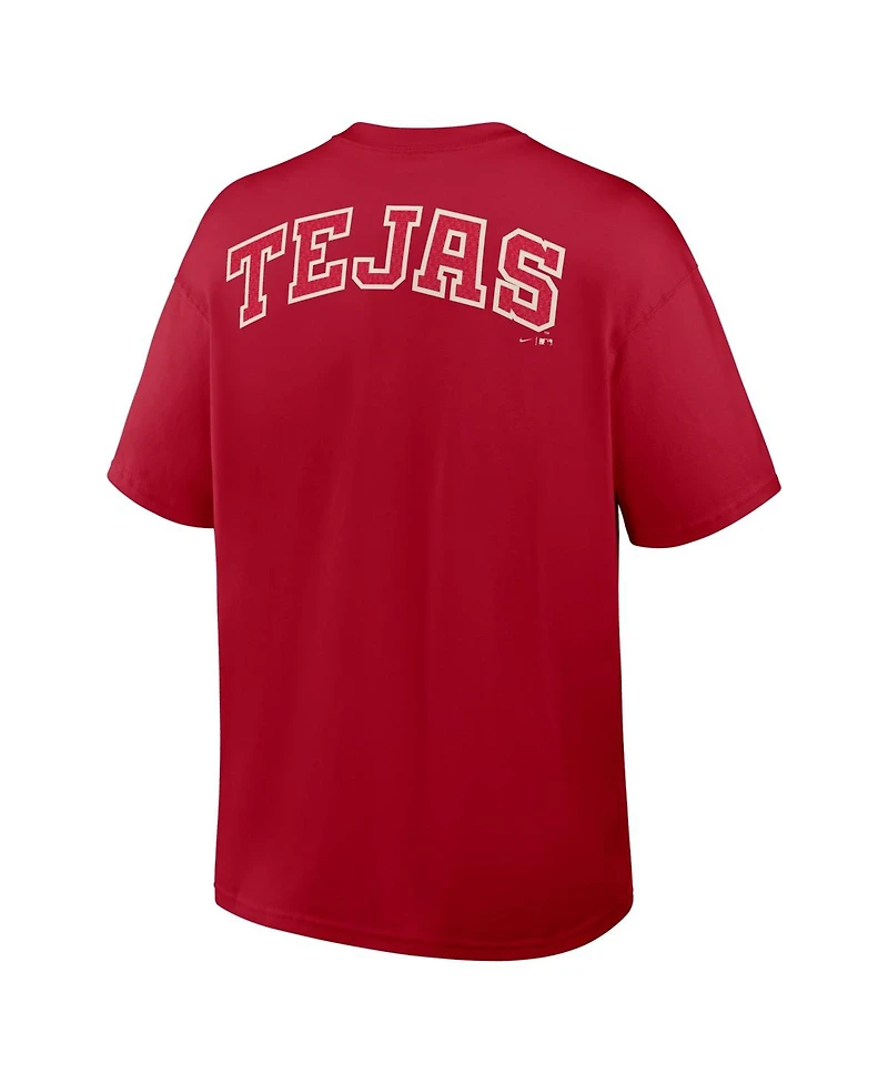 Nike Men's Red Texas Rangers City Connect Max90 Pocket T-Shirt