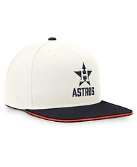 Nike Men's Cream/Navy Houston Astros Cooperstown Pro Dri-fit Snapback Hat