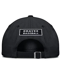 Nike Men's Black Atlanta Braves Primetime Club Adjustable Hat